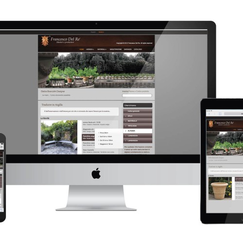 Ideazione e realizzazione sito web aggiornabile dal Cliente